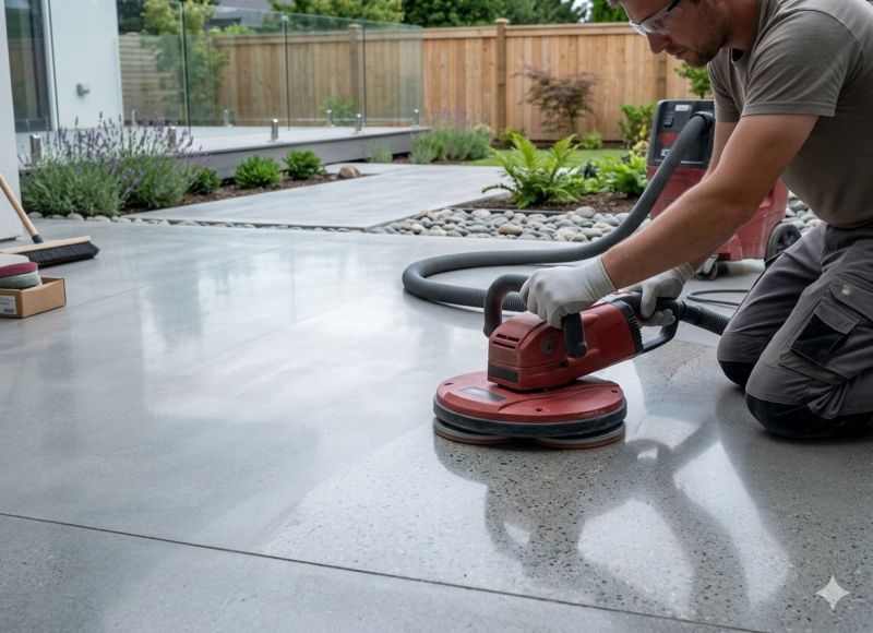 Basement Floor Polishing in Louisville, KY