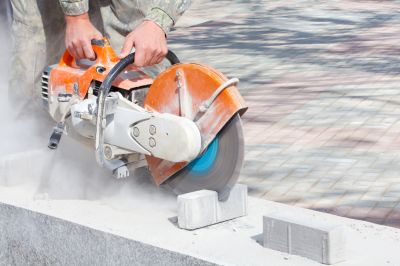 Cutting Concrete Blocks